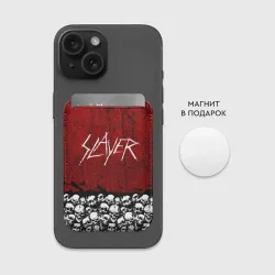 Картхолдер Magsafe магнитный Slayer Red - фото 2