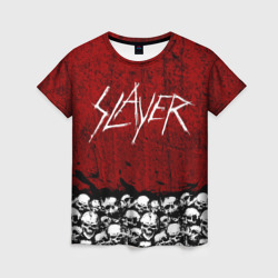 Женская футболка 3D Slayer Red