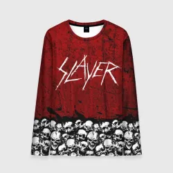Мужской лонгслив 3D Slayer Red