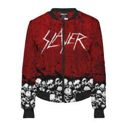 Женский бомбер 3D Slayer Red