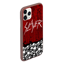 Чехол для iPhone 11 Pro Max матовый Slayer Red - фото 2