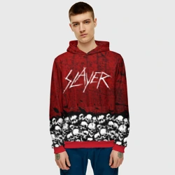 Мужская толстовка 3D Slayer Red - фото 2