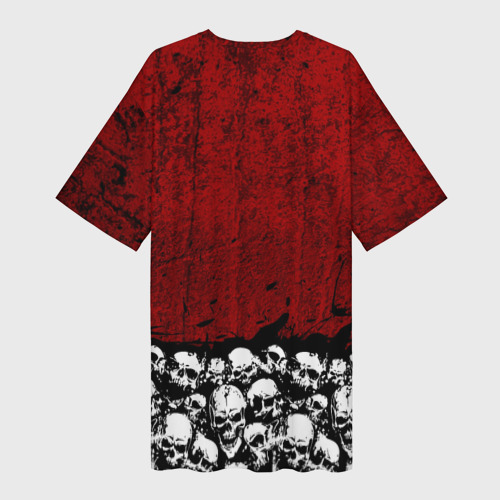 Платье-футболка 3D Slayer Red, цвет 3D печать - фото 2