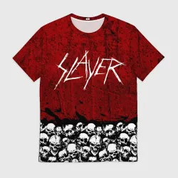 Мужская футболка 3D Slayer Red