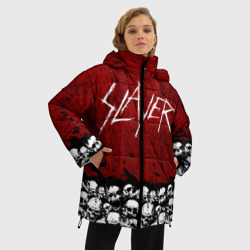 Женская зимняя куртка Oversize Slayer Red - фото 2