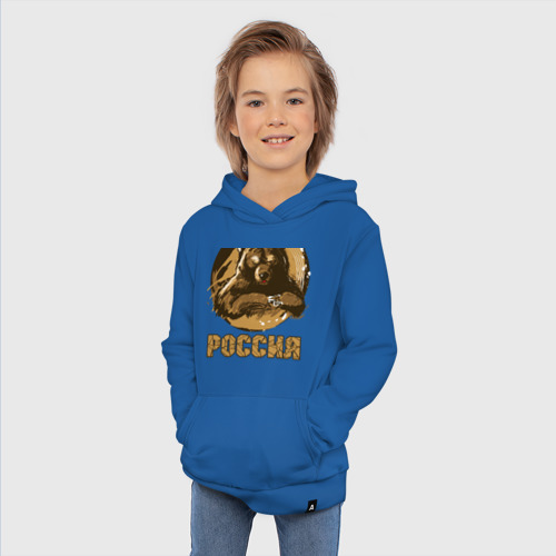 Детская толстовка хлопок с принтом Россия, фото #4