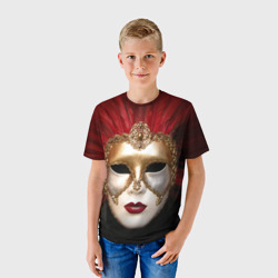 Детская футболка 3D Венецианская маска - фото 2
