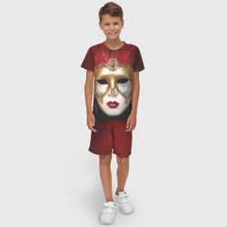 Детский костюм с шортами 3D Венецианская маска - фото 2