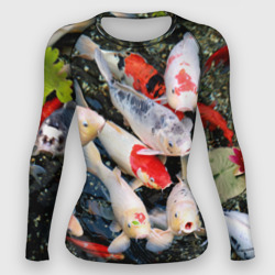 Женский рашгард 3D Koi Fish карпы кои