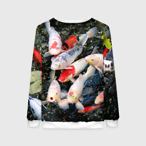 Женский свитшот 3D Koi Fish карпы кои, цвет 3D печать - фото 2