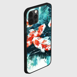 Чехол для iPhone 12 Pro Max Koi Fish - акварель - фото 2
