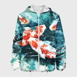 Мужская куртка 3D Koi Fish карпы кои