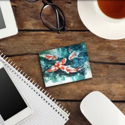 Обложка для студенческого билета Koi Fish - акварель - фото 2