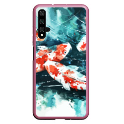 Чехол для Honor 20 Koi Fish - акварель