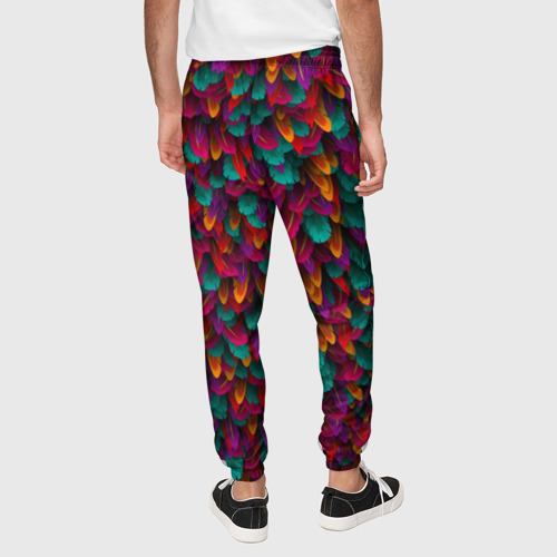 Мужские брюки 3D Перья, цвет 3D печать - фото 5