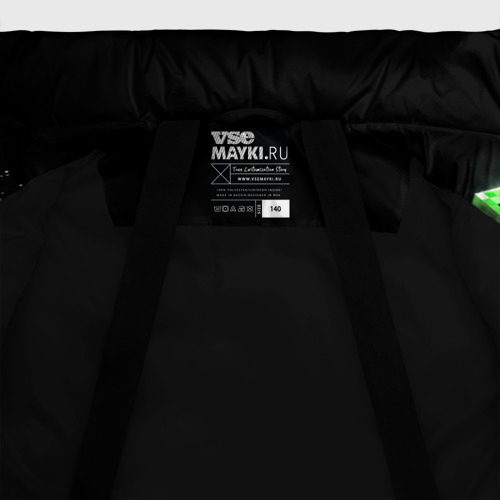 Зимняя куртка для мальчиков 3D Minecraft, цвет черный - фото 7