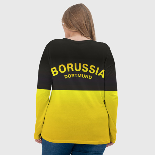 Женский лонгслив 3D Borussia Dortmund FC, цвет 3D печать - фото 7