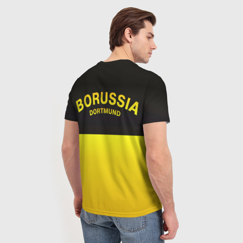 Мужская футболка 3D Borussia Dortmund FC, цвет 3D печать - фото 4