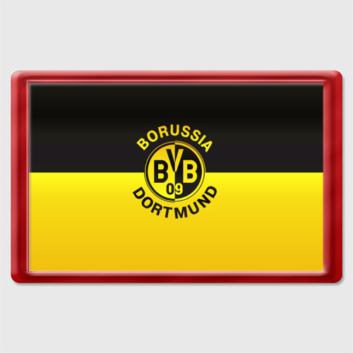 Магнит 45*70 Borussia Dortmund FC, цвет красный