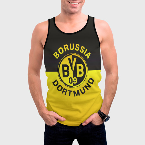 Мужская майка 3D Borussia Dortmund FC, цвет 3D печать - фото 3