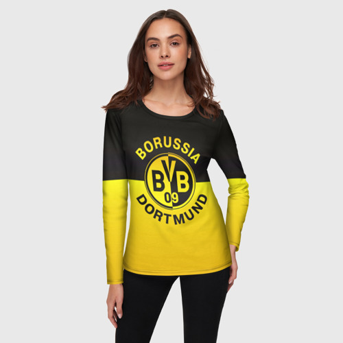 Женский лонгслив 3D Borussia Dortmund FC - фото 3