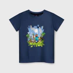 Minecraft – Детская футболка хлопок с принтом купить со скидкой в -20%