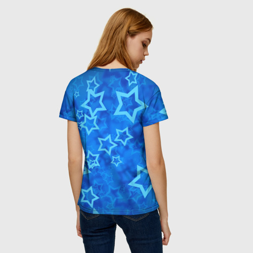 Женская футболка 3D Star просто Star, цвет 3D печать - фото 4