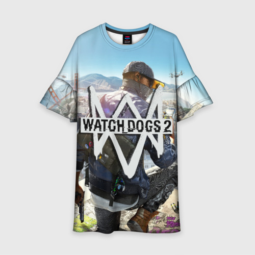 Детское платье 3D Watch Dogs 2