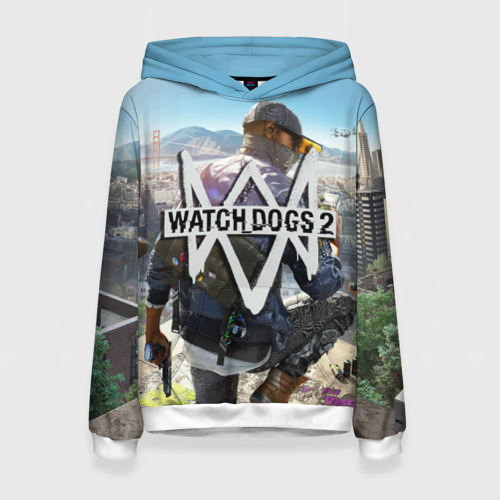 Женская толстовка 3D Watch Dogs 2, цвет 3D печать