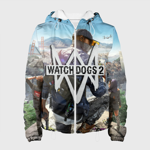 Женская куртка 3D Watch Dogs 2, цвет белый