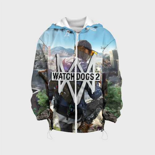 Детская куртка 3D Watch Dogs 2, цвет белый