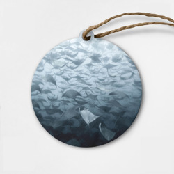 Деревянная игрушка круг Электрические скаты