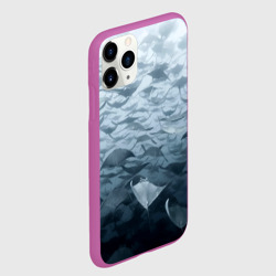 Чехол для iPhone 11 Pro матовый Электрические скаты - фото 2