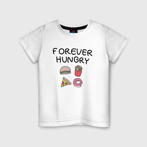 Детская футболка хлопок forever hungry
