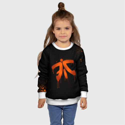 Детский свитшот 3D Cs:go - Fnatic Black collection, цвет 3D печать - фото 7