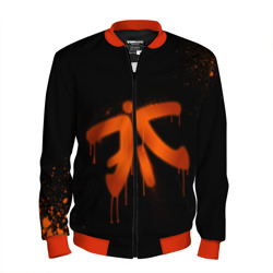 Мужской бомбер 3D Cs:go - Fnatic Black collection