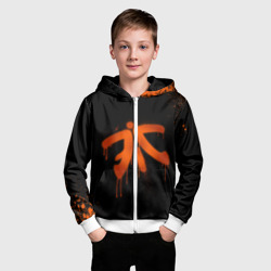 Детская толстовка 3D на молнии Cs:go - Fnatic Black collection - фото 2