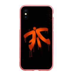 Чехол для iPhone XS Max матовый Cs:go - Fnatic Black collection