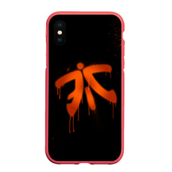 Чехол для iPhone XS Max матовый Cs:go - Fnatic Black collection