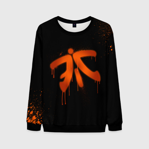 Мужской свитшот 3D Cs:go - Fnatic Black collection, цвет черный