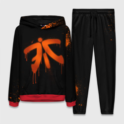 Женский костюм с толстовкой 3D Cs:go - Fnatic Black collection