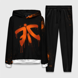 Женский костюм с толстовкой 3D Cs:go - Fnatic Black collection