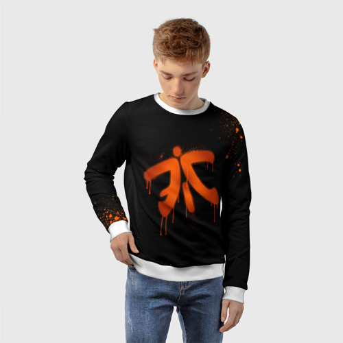 Детский свитшот 3D Cs:go - Fnatic Black collection, цвет 3D печать - фото 3