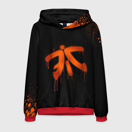 Мужская толстовка 3D Cs:go - Fnatic Black collection, цвет красный