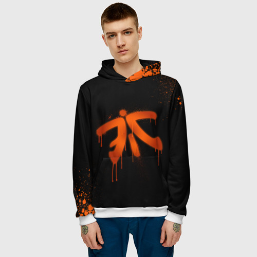 Мужская толстовка 3D Cs:go - Fnatic Black collection - фото 3