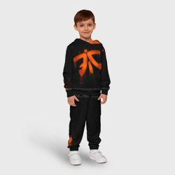 Детский костюм с толстовкой 3D Cs:go - Fnatic Black collection - фото 2