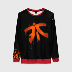 Женский свитшот 3D Cs:go - Fnatic Black collection