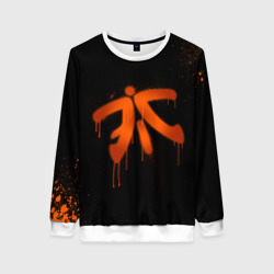 Женский свитшот 3D Cs:go - Fnatic Black collection