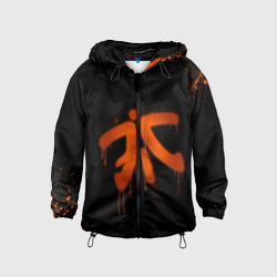 Детская ветровка 3D Cs:go - Fnatic Black collection