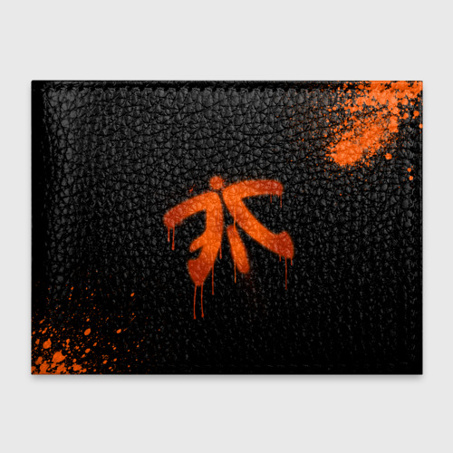 Обложка для студенческого билета Cs:go - Fnatic Black collection, цвет синий